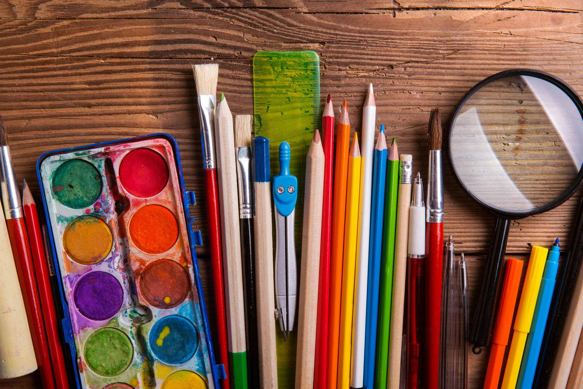 Various School and Art Supplies 